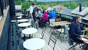 Fryksås Hotel terras